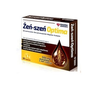 ŻEŃ-SZEŃ OPTIMA KOREAŃSKI GINSENG ENERGIA 30 kaps