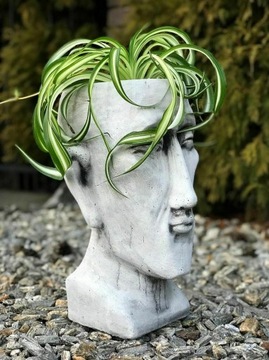 Бетонный цветочный горшок, фигурки цветочных горшков для украшения сада, бетонный цветочный горшок