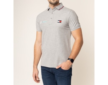 TOMMY HILFIGER KOSZULKA POLO LOGO MERCEDES MB XL