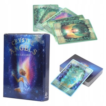 Karty do wróżenia oracle - crystal angel 44kart