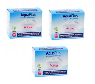 3x FILTR AQUAPHOR Active do dzbanków filtrujących