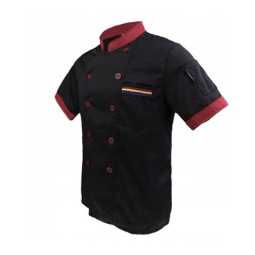 Men's Women's Double-Breasted Chef Jacket z