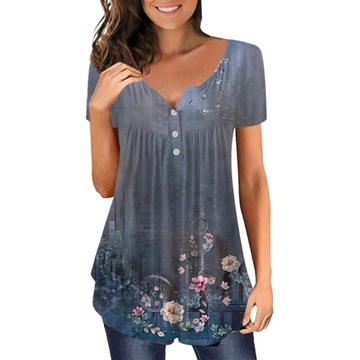 Koszula z pasami Top Casual z kołnierzykiem na guz