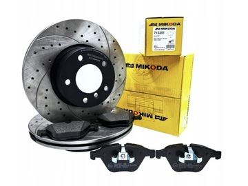 Tarcze + Klocki MIKODA TUNING BMW 3 E46 Z3 E36 Z4 E85 PRZÓD 300mm