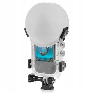 Osłona obiektywu Silikonowa dla Insta360 X3 biały