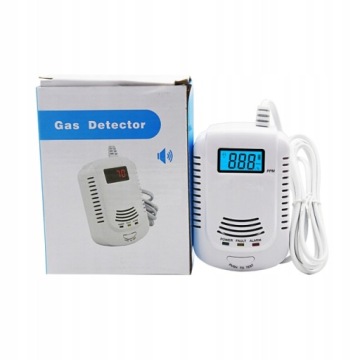 СЕРТИФИЦИРОВАННЫЙ ДЕТЕКТОР УГАРНОГО ГАЗА CO ДЕТЕКТОР СО Сигнал тревоги PPM 85 дБ CE