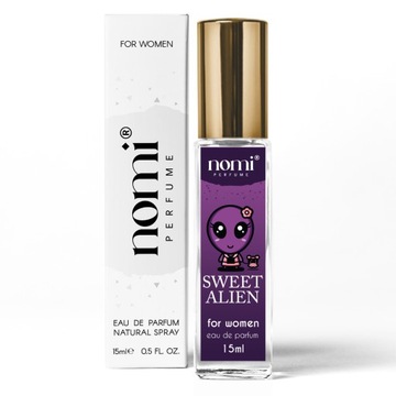 TRWAŁE PERFUMY DAMSKIE NOMI PERFUMETKI PERFUMETKA SWEET ALIEN 15ml