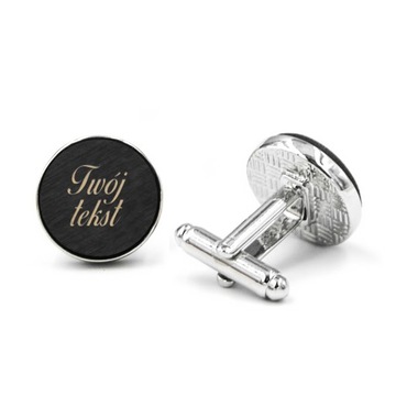 Запонки с гравировкой ВАШ ТЕКСТ + ГРАФИКА