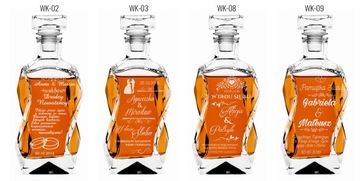 ГРАФИН-КОРОБКА ДЛЯ СТАКАНОВ С ГРАВИРОВКОЙ ПОДАРОК ​​НА ЮБИЛЕЙ СВАДЬБЫ