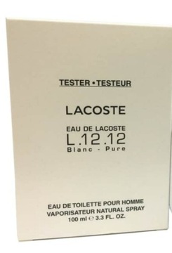 Туалетная вода Lacoste L.12.12 Blanc оригинальный флакон