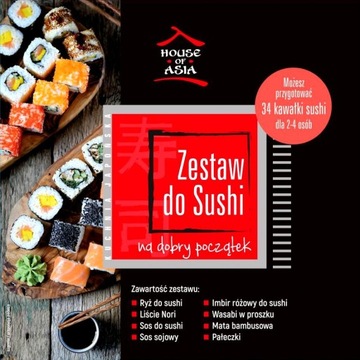 Zestaw Do Sushi House Of Asia Starter Na 34 Rolki