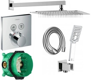 ZESTAW PODTYNKOWY BATERIA HANSGROHE TERMOSTAT KLIK