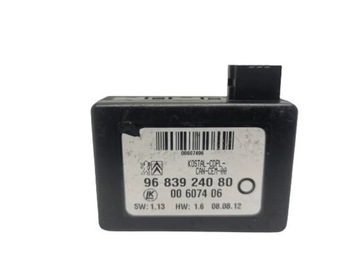CITROEN C3 II CZUJNIK SENSOR DESZCZU 9683924080 EUROPA 2012