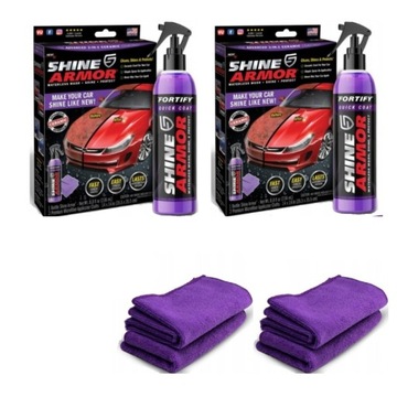 3W1 POLIMEROWO CERAMICZNAOCHRONA LAKIERU SHINE ARMOR WOSK CERAMICZNY WAX X2