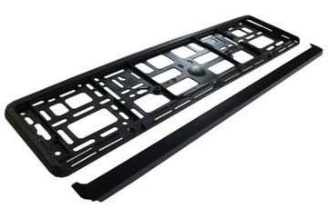 ЧЕРНЫЕ РАМКИ ДЛЯ НОМЕРНЫХ ЗНАКОВ НАБОР РАМОК ДЛЯ НОМЕРНЫХ ЗНАКОВ 2 ШТ.