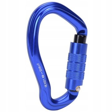 KARABINEK WSPINACZKOWY HMS - NIEBIESKI