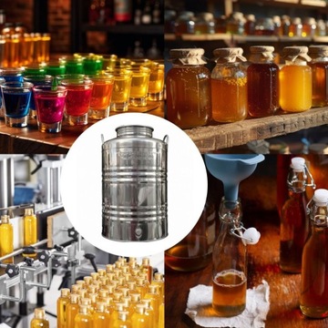 BECZKA ze STALI NIERDZEWNEJ INOX bańka kanka 50L pojemnik na wino bimber