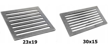 РЕШЕТКА ЧУГУННАЯ ПЕРФОНИРОВАННАЯ ДЛЯ КАМИНА ПЕЧИ, 22х22
