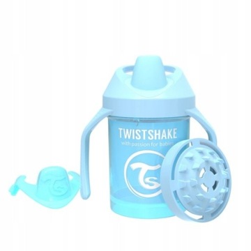 KUBEK NIEKAPEK Z MIKSEREM 230 niebieski TWISTSHAKE