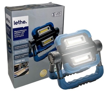 Halogen biały 1000 lm 10 W akumulatorowy reflektor LED LETHE POWERBANK