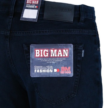 ДЖИНСОВЫЕ БРЮКИ МУЖСКИЕ, ТЕМНО-СИНИЕ W32 L30 W84-86 см