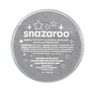 FARBA DO TWARZY BŁYSZCZĄCA SZARA 18ML SNAZAROO