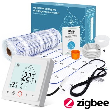 Mata Grzewcza HD-MAT | Termostat T500.W.ZIGBEE | 150 W/m² | Zestaw 6 m²