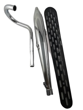 MOTORYNKA ROMET TŁUMIK + OSŁONA + KOLANKO