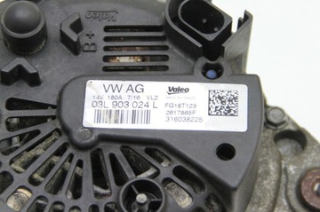 ALTERNÁTOR 03L903024L AUDI SEAT SKODA VW 2.0 TDI
