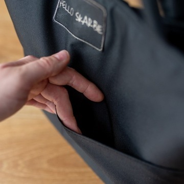 Сумка-органайзер в коляску для мамы малыша, черная