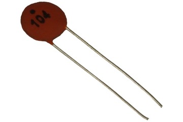 50x KONDENSATOR ceramiczny 100nF 50V 2,54mm