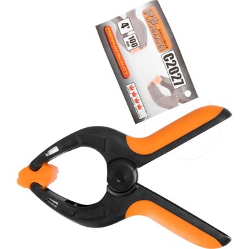 СТОЛЯРНЫЙ ЗАЖИМ ПРУЖИННЫЙ 100мм 1 ШТ RICHMANN