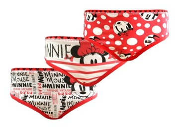 Myszka Minnie 3-pak majtek dla dziewczynki 104/110