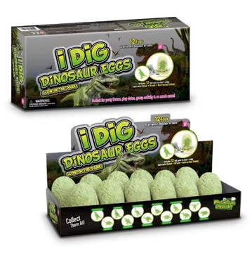 НАБОР СВЕТЯЩЕЙСЯ ДИНОЗАВРОВОЙ ШАХТЫ РАСКОПКИ 12 БОЛЬШИХ ЯИЦ АРХЕОЛОГ