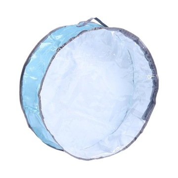 Torba do przechowywania wianków bożonarodzeniowych Wodoodporna torba świąteczna z uchwytami w kolorze niebieskim