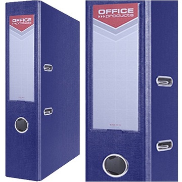 SEGREGATOR A4/75mm OFFICE PRODUCTS Z DŹWIGNIĄ PP GRANATOWY