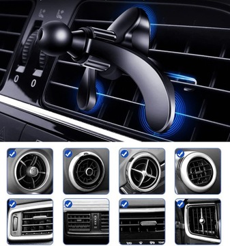 MAGNETYCZNY UCHWYT SAMOCHODOWY NA TELEFON KRATKĘ