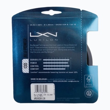 Теннисная струна Luxilon Alu Power 130 12,2 м серебристая