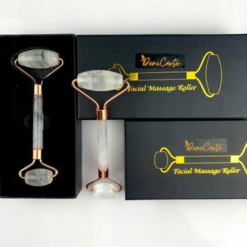 МАССАЖЕР ДЛЯ ЛИЦА DENI CARTE КВАРЦОВЫЙ РОЛИК
