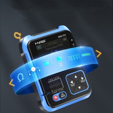 Осциллограф ТЕСТЕР ТРАНЗИСТОРОВ FNIRSI DSO-TC3 3в1