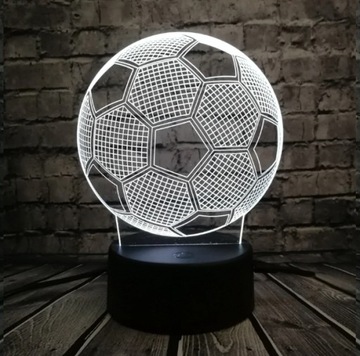 ФУТБОЛЬНЫЙ 3D СВЕТОДИОДНЫЙ НОЧНИК + ПУЛЬТ ДИСТАНЦИОННОГО УПРАВЛЕНИЯ В ПОДАРОК