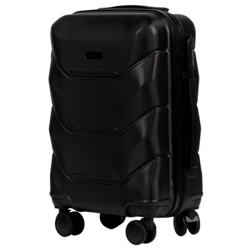 Walizka WINGS kabinowa 148 S BLACK 36 l ABS