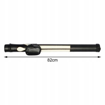 Бильярдный кий для пула, черный, белый