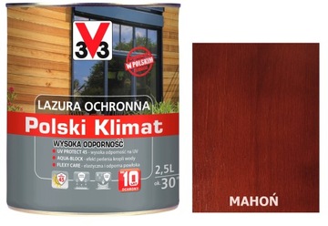 Lazura V33 Polski Klimat 10 lat Mahoń 2.5L