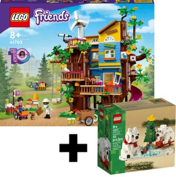 LEGO FRIENDS DOMEK NA DRZEWIE PRZYJAŹNI 41703 +LEGO 40571 ZESTAW ŚWIĄTECZNY