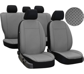 SKÓRA PERFOROWANA POKROWCE MIAROWE DACIA LOGAN 2