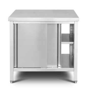 STÓŁ ROBOCZY WYSPA SZAFA GASTRONOMICZNA INOX 90cm