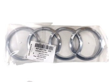 Emblemat maski znaczek chrom AUDI 80F8537422ZZ