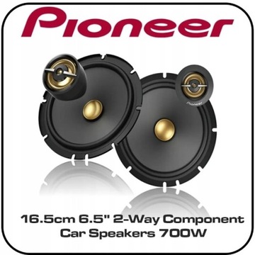PIONEER TS-A1601C głośniki samochodowe 2-DROŻNE MAX MOC 350W 16,5CM
