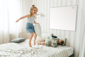 ИНФРАКРАСНЫЙ ОБОГРЕВАТЕЛЬ 360ВТ С ДИСТАНЦИОННЫМ УПРАВЛЕНИЕМ WIFI LINCOX ВАННАЯ КОМНАТА